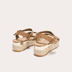 Sandales vert kaki femme