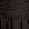 Robe longue patineuse bustier noir femme