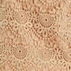 Débardeur aspect macramé beige femme