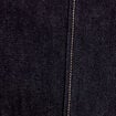 Gilet cintr&eacute; sans manches en jean denim brut femme