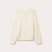 Pull manches longues ecru femme