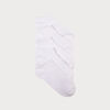 lot de 5 paires chaussettes unies ecru femme
