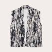 Gilet matelassé sans manches noir femme