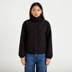 Veste r&eacute;versible effet polaire noir femme