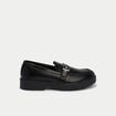 Mocassins noir femme
