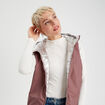 Doudoune r&eacute;versible vieux rose femme