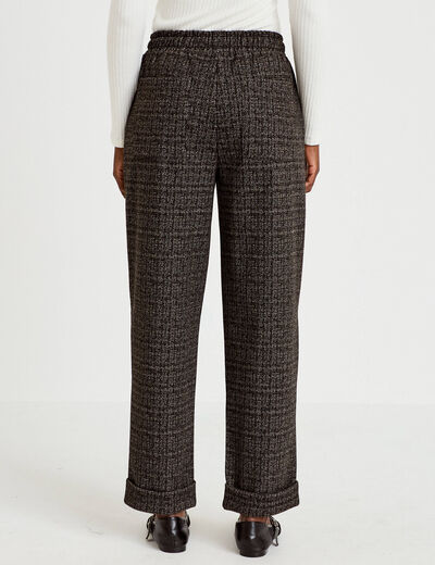 Pantalon jegging taille standard noir femme
