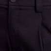 Pantalon droit large noir femme