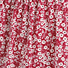 Blouse nouée rouge femme