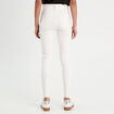 Jeans skinny 5 poches ecru femme