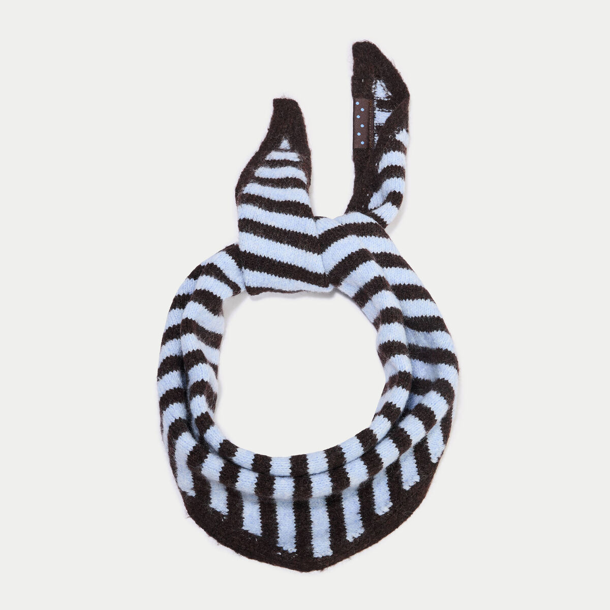 Foulard fluide bleu ciel femme