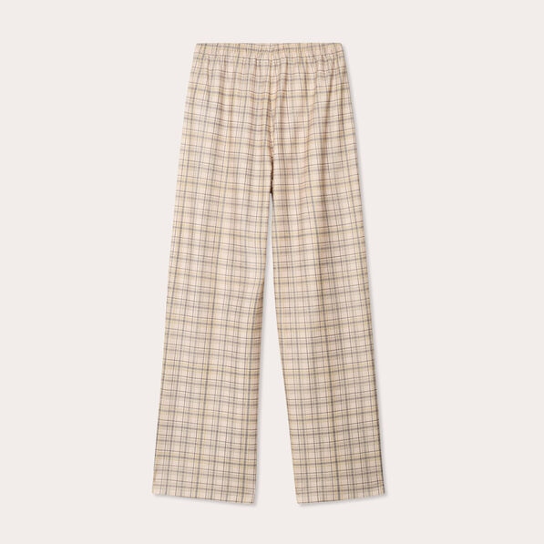 Pantalon large blanc femme