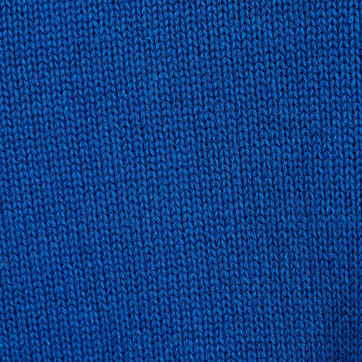 Pull court manches pagodes bleu electrique femme