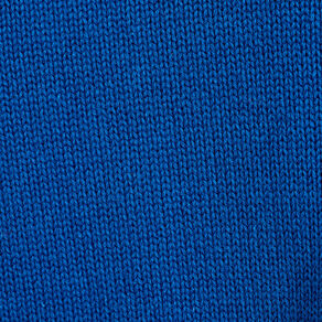 Pull court manches pagodes bleu electrique femme