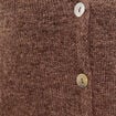 Gilet sans manches marron clair femme