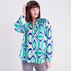 Chemise manches longues vert femme