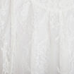 Blouse col rond manches longues dentelle ecru femme