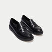 Mocassins noir femme