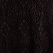 Robe évasée dentelle noir femme