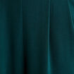 Pantalon large ceinture bijou vert fonc&eacute; femme