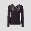 T-shirt manches longues noir femme
