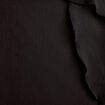 Robe longue évasée volants noir femme