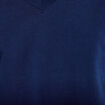T-shirt col v manches courtes bleu fonc&eacute; femme