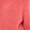 Pull manches longues vieux rose femme