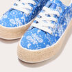 Espadrilles plates noir femme