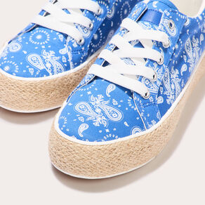 Espadrilles plates noir femme