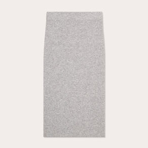 jupe tricot midi droite gris clair femme Jupe tricot midi droite gris clair femme