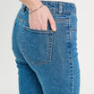 Jeans capri denim stone femme