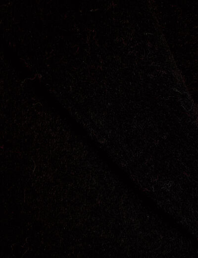 Caban oversize noir femme