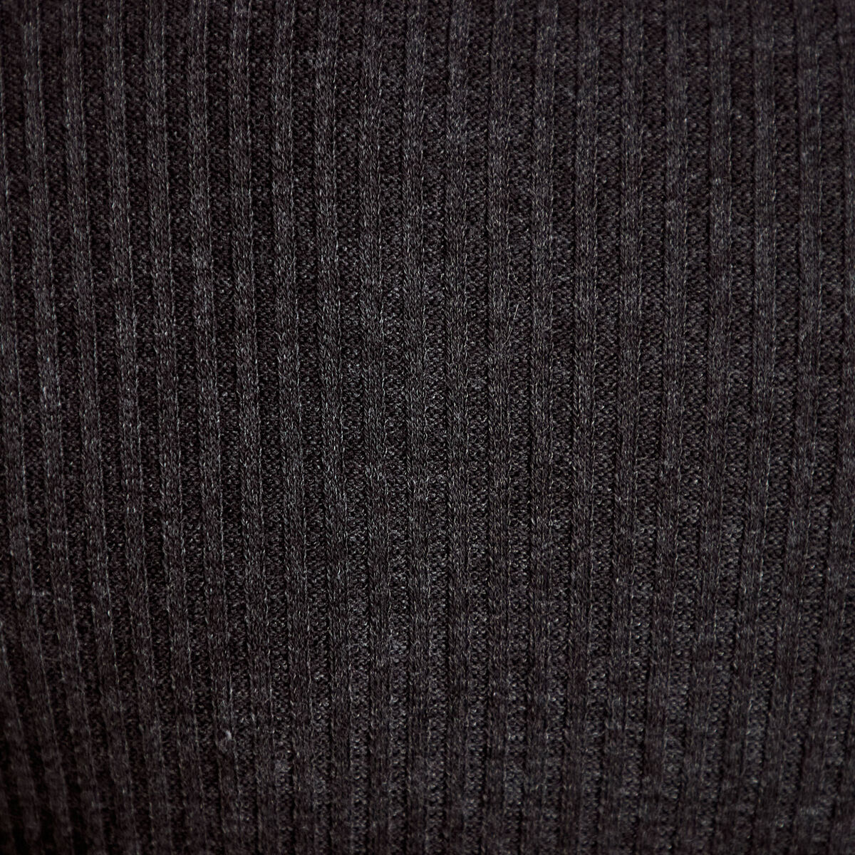 Doudou ajust&eacute; manches longues gris fonc&eacute; femme