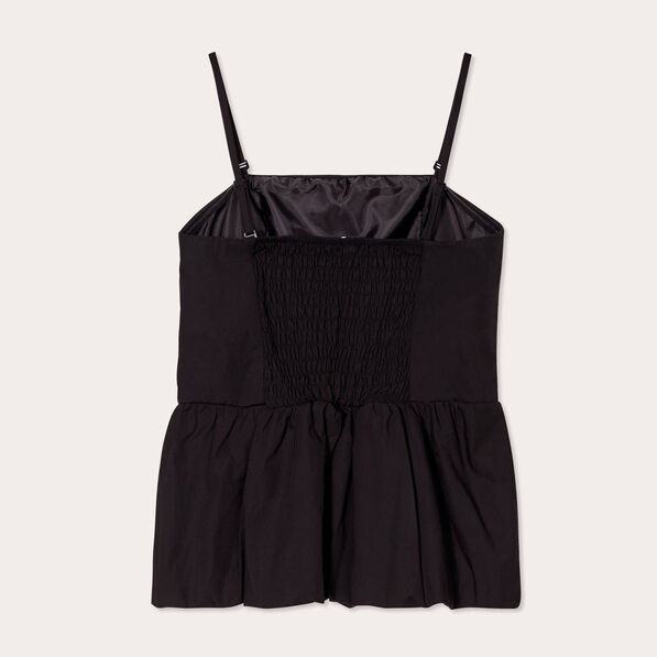 bustier bretelles fines noir femme Bustier bretelles fines noir femme