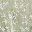 Robe droite courte col v manches courtes vert femme