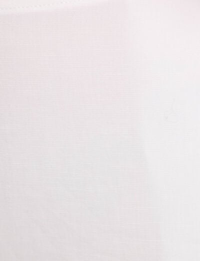Pantalon bouffant taille standard ecru femme
