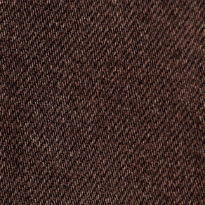 Robe chemise droite en jean marron foncé femme