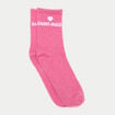 Lot 2 paires de chaussettes rose fushia femme
