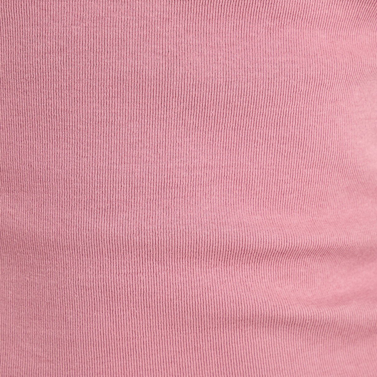 T-shirt manches courtes ajusté vieux rose femme
