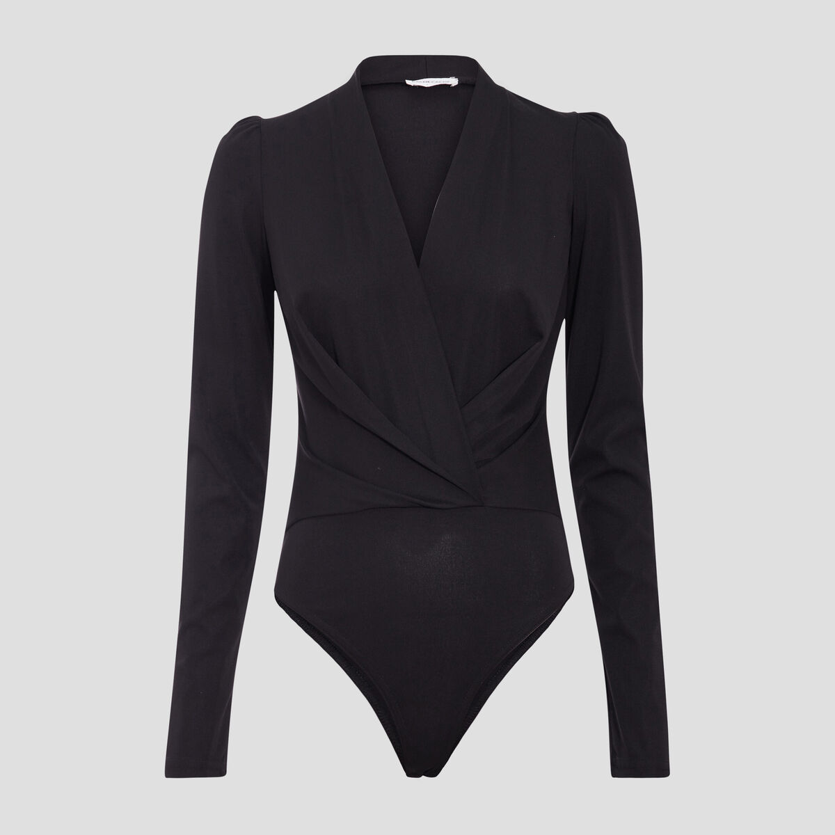 Body manches longues noir femme