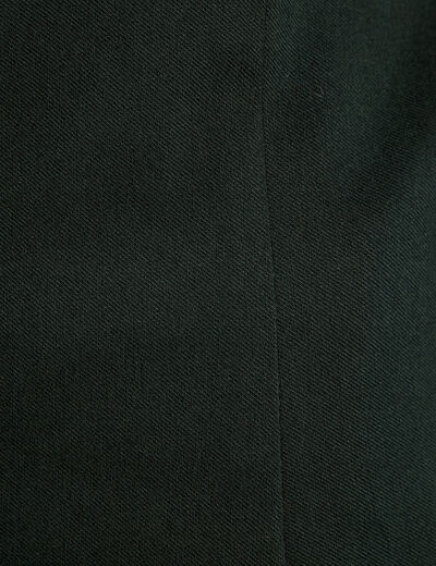 Robe droite boutonn&eacute;e vert fonc&eacute; femme