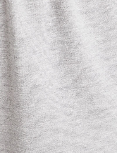 Pantalon de jogging large gris clair femme