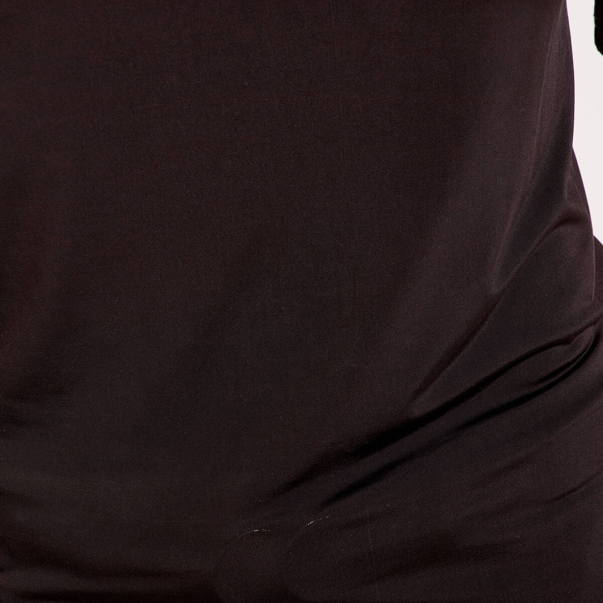 T-shirt avec ouverture noir femme