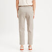 Pantalon chino slim 7/8ème blanc femme