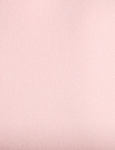Gilet sans manches cropped rose clair femme