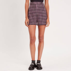 Short ajusté noir femme