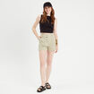 Débardeur cropped noir femme