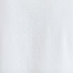 Chemise droite cropped col classique ecru femme