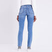 Jeans regular stretch denim double stone femme